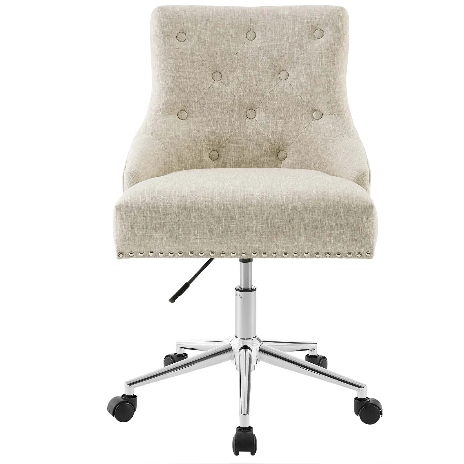 Regent Tufted Button Swivel Upholstered Fabric Office Chair by Modway