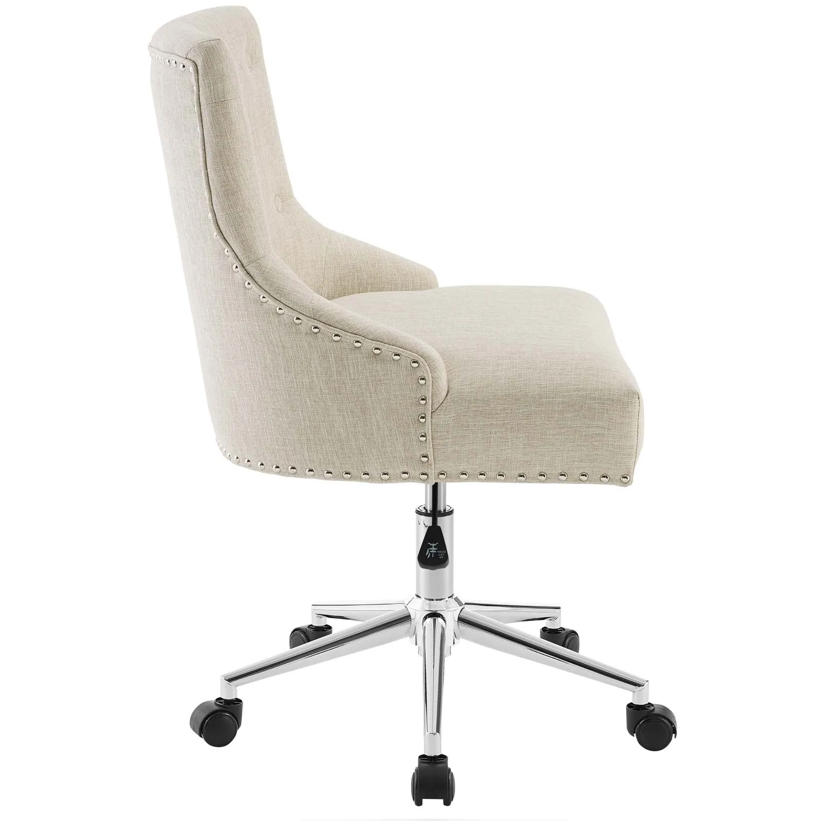 Regent Tufted Button Swivel Upholstered Fabric Office Chair by Modway