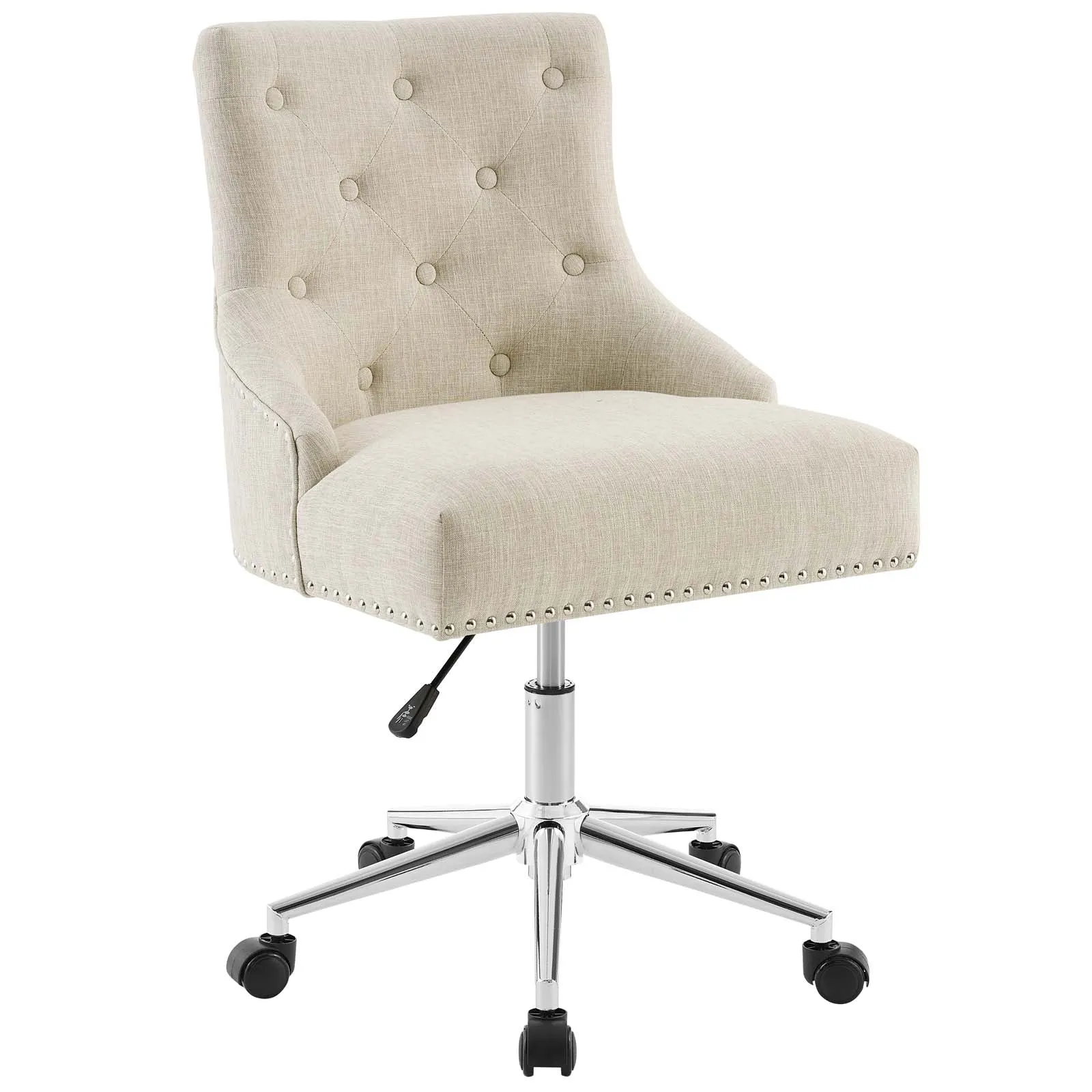 Regent Tufted Button Swivel Upholstered Fabric Office Chair by Modway