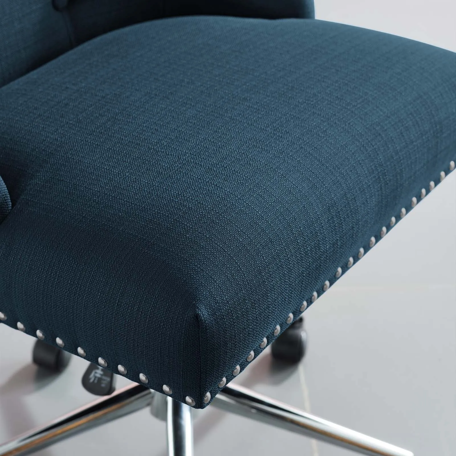 Regent Tufted Button Swivel Upholstered Fabric Office Chair by Modway