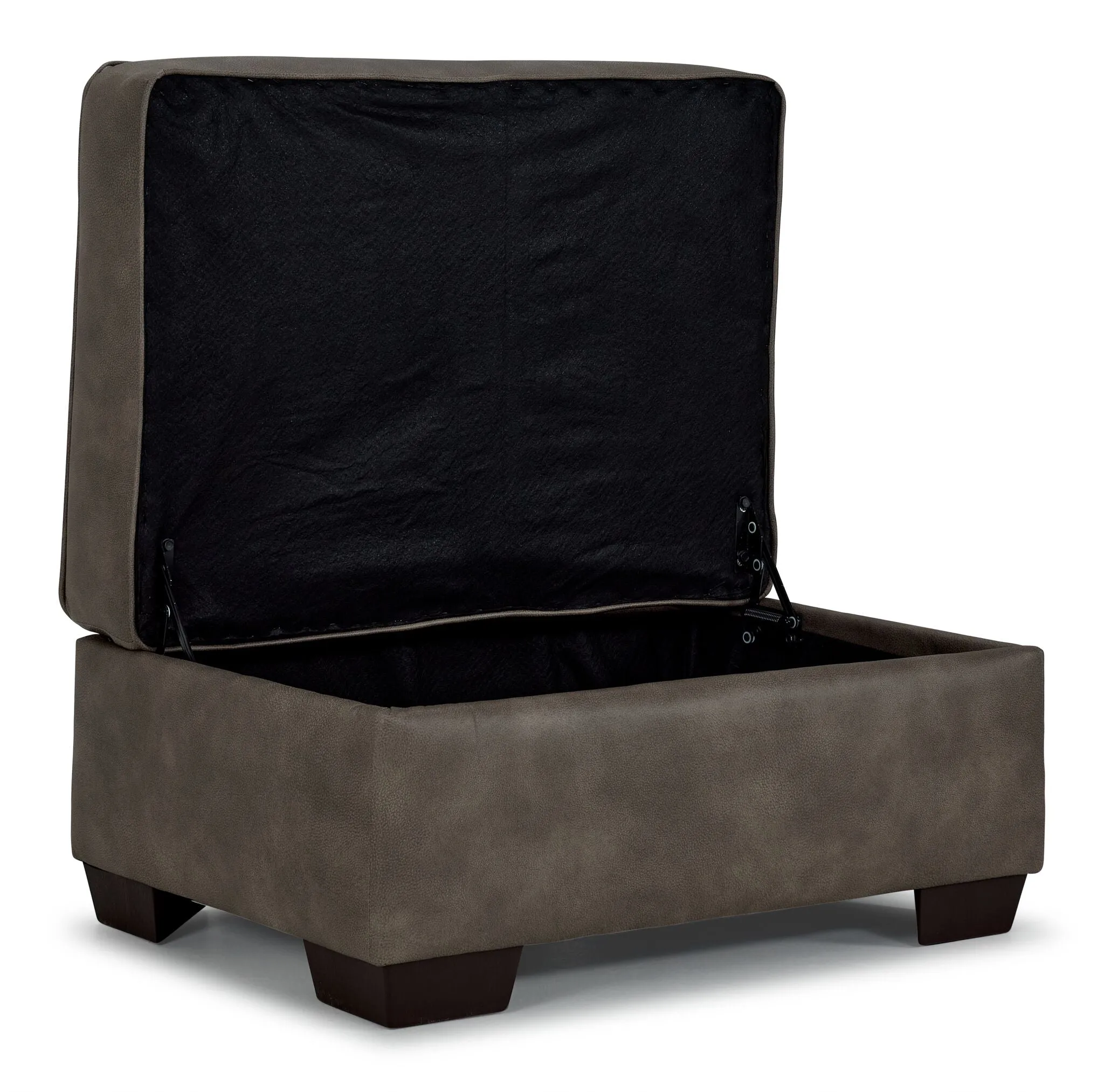 Renzo Storage Ottoman - Pebble