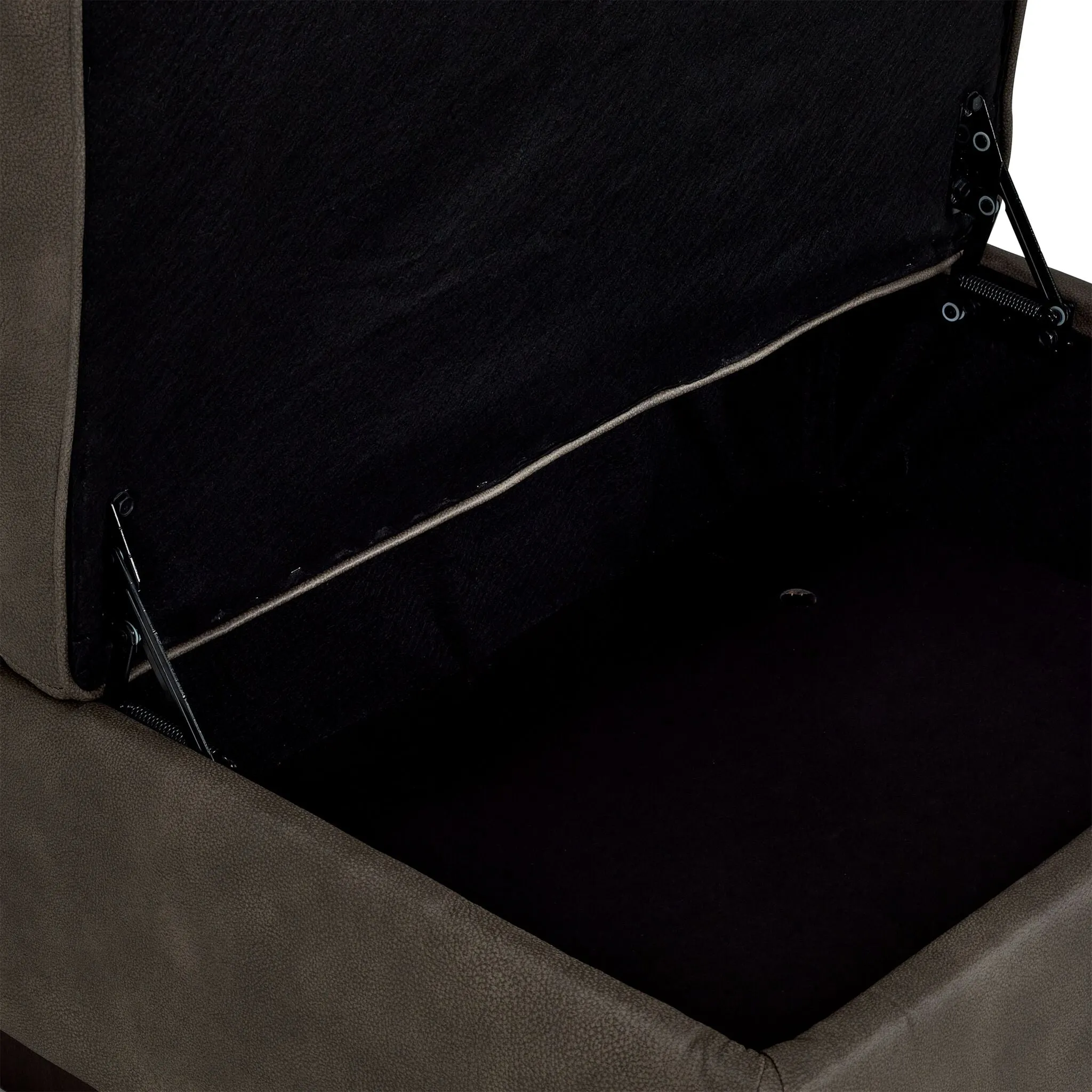 Renzo Storage Ottoman - Pebble