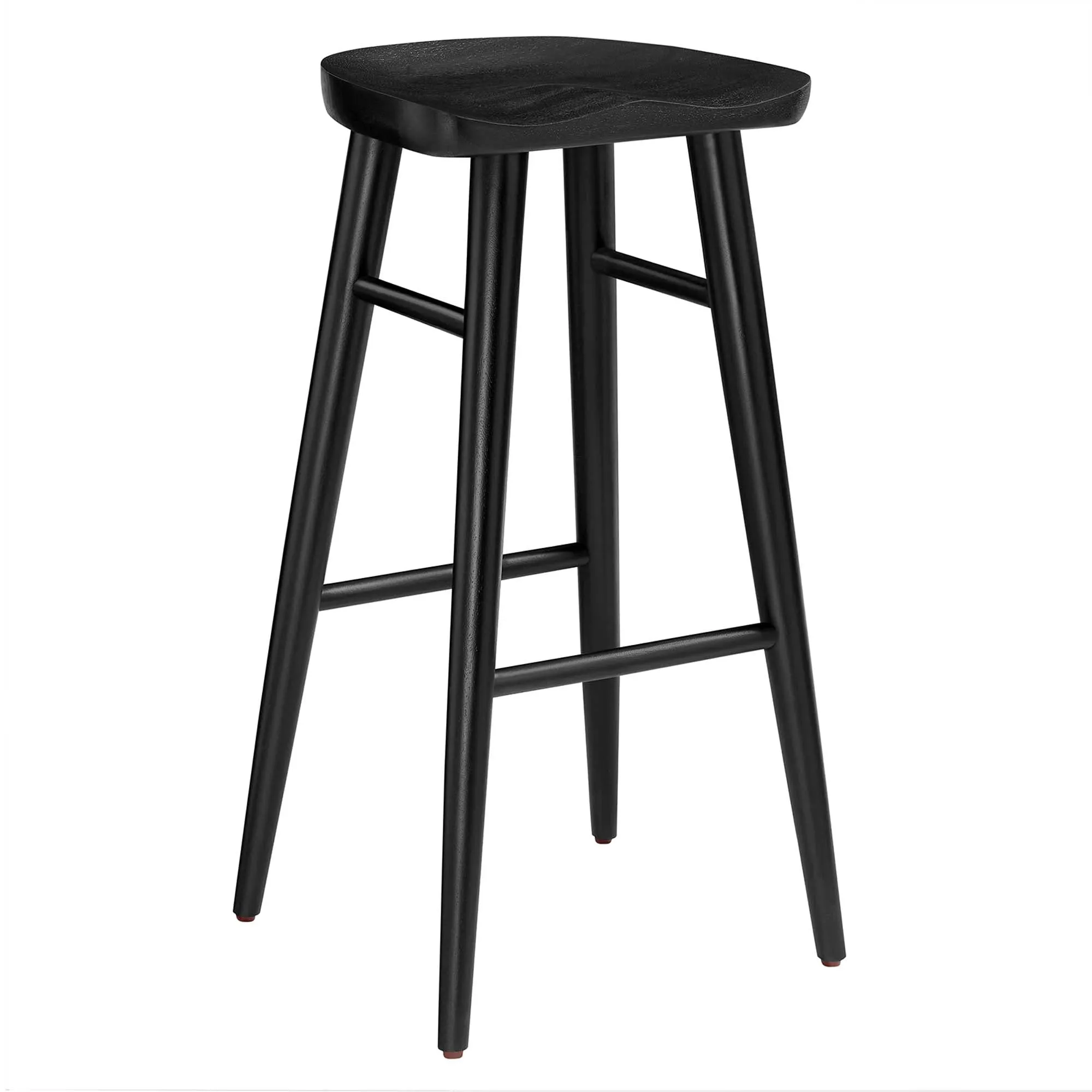 Saville Backless Wood Bar Stools - Set of 2 by Modway
