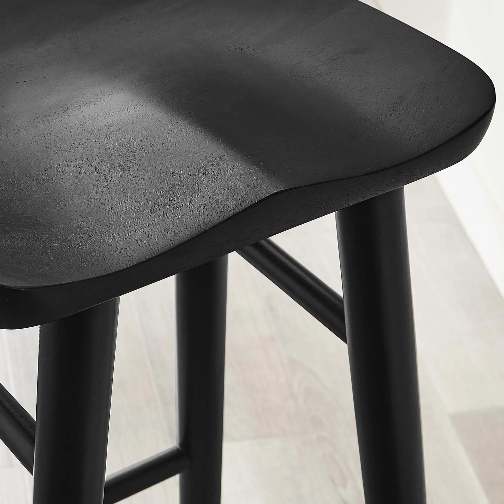 Saville Backless Wood Bar Stools - Set of 2 by Modway