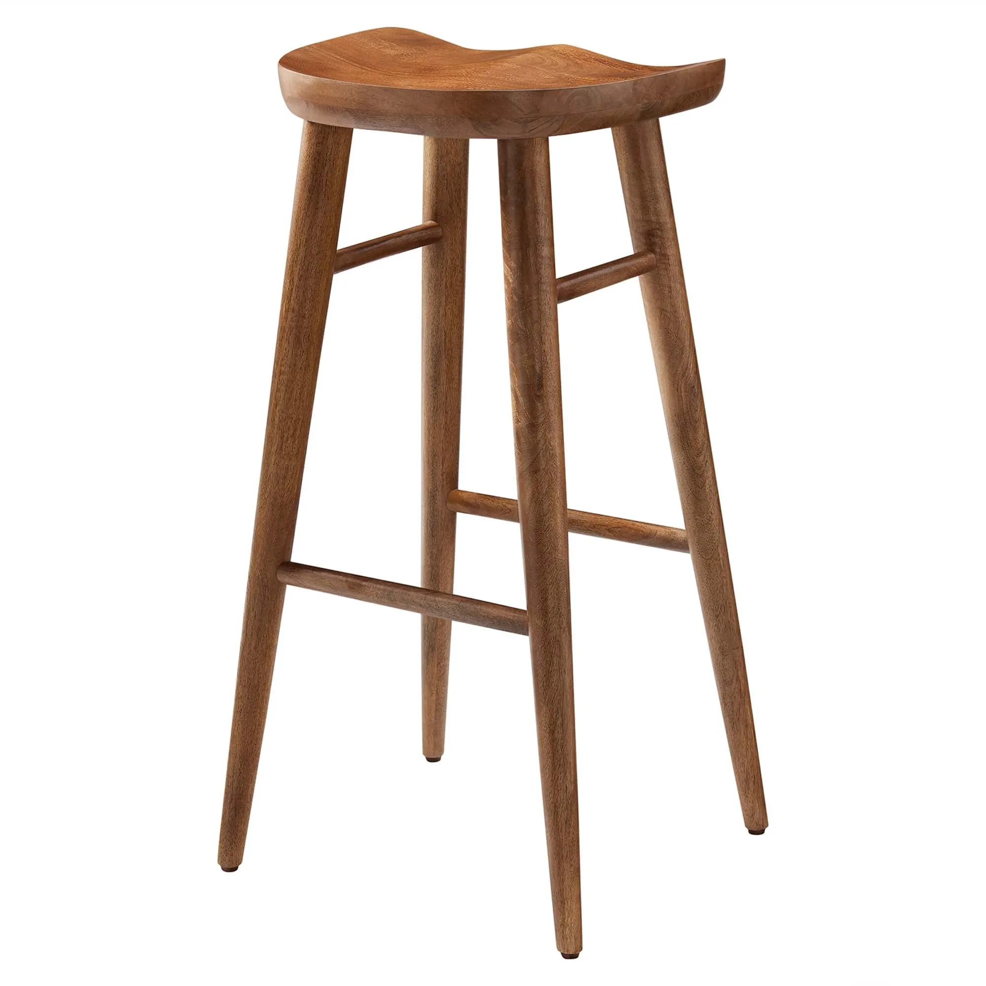 Saville Backless Wood Bar Stools - Set of 2 by Modway