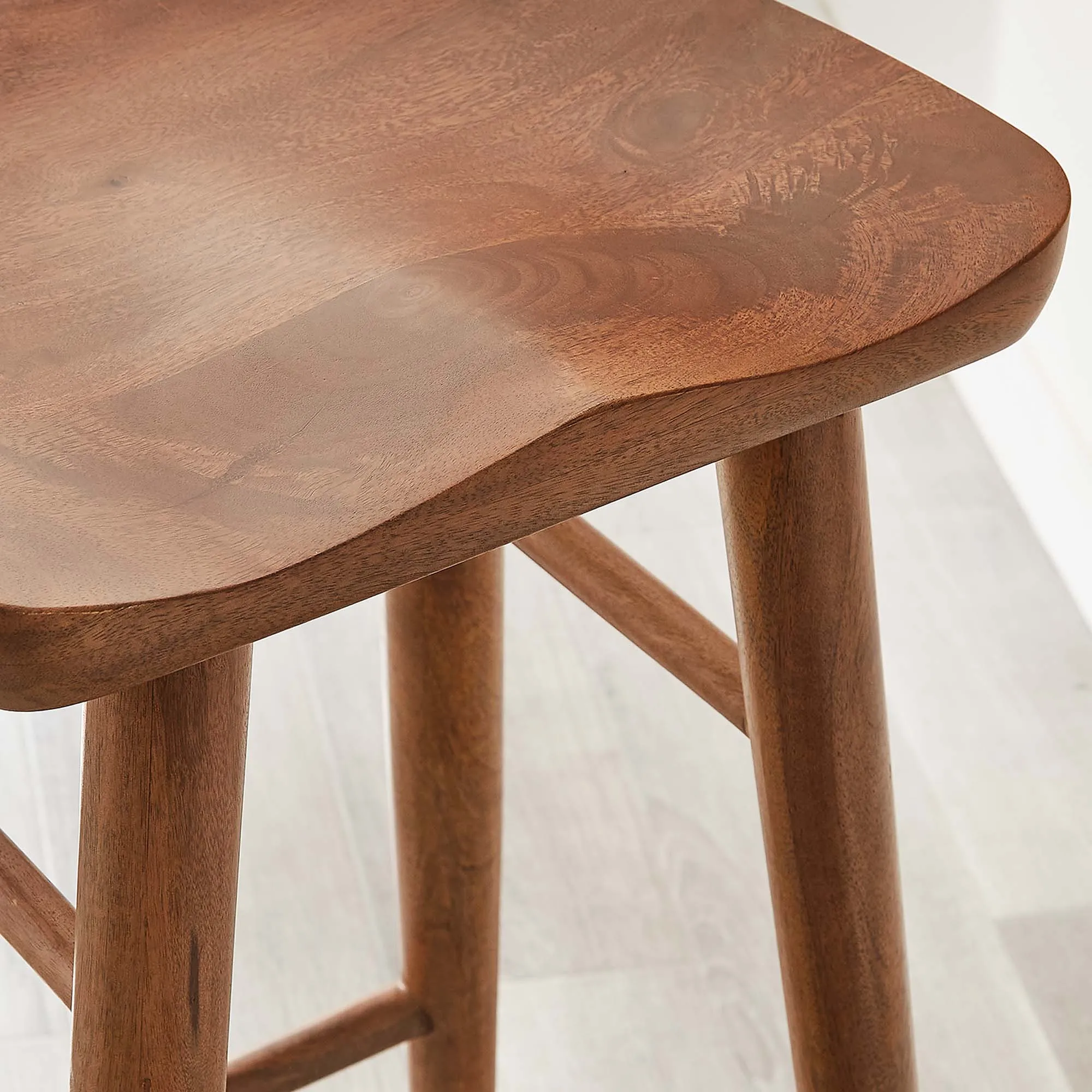 Saville Backless Wood Bar Stools - Set of 2 by Modway