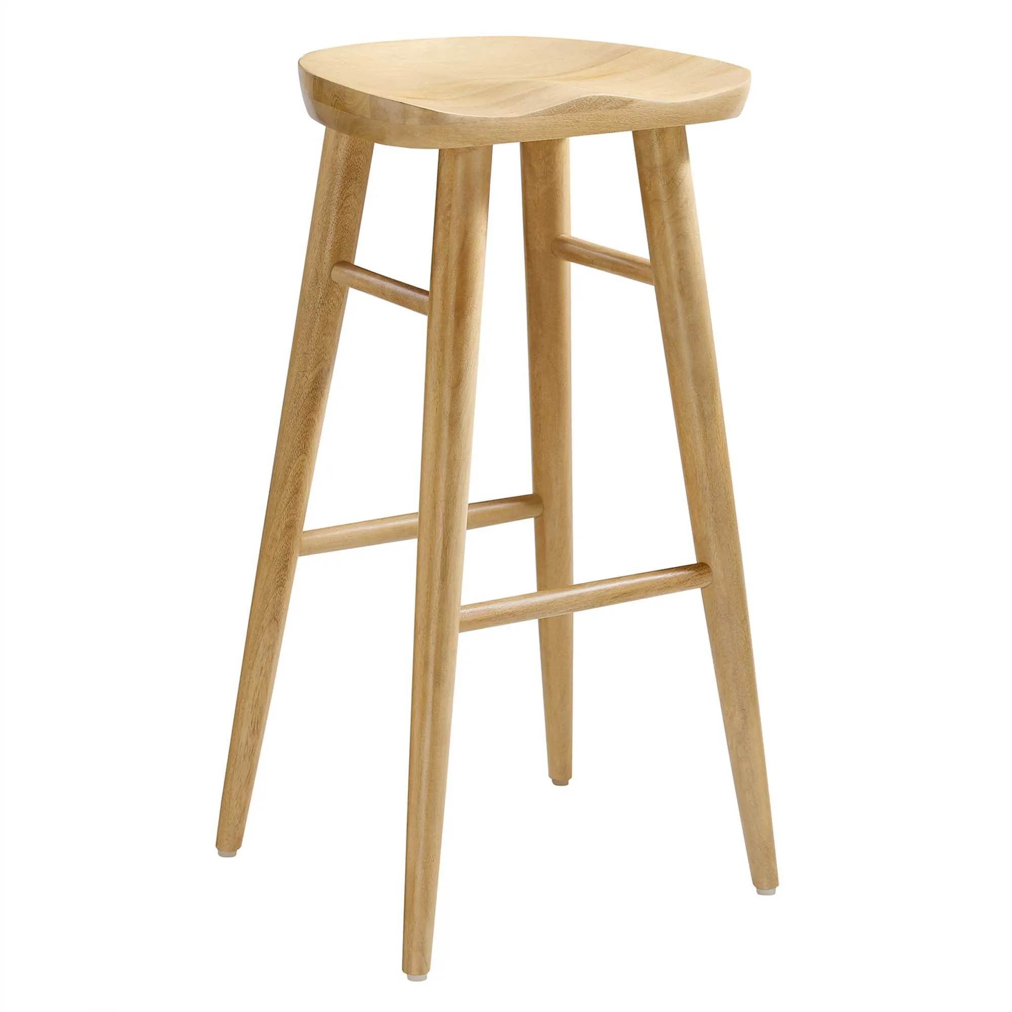 Saville Backless Wood Bar Stools - Set of 2 by Modway