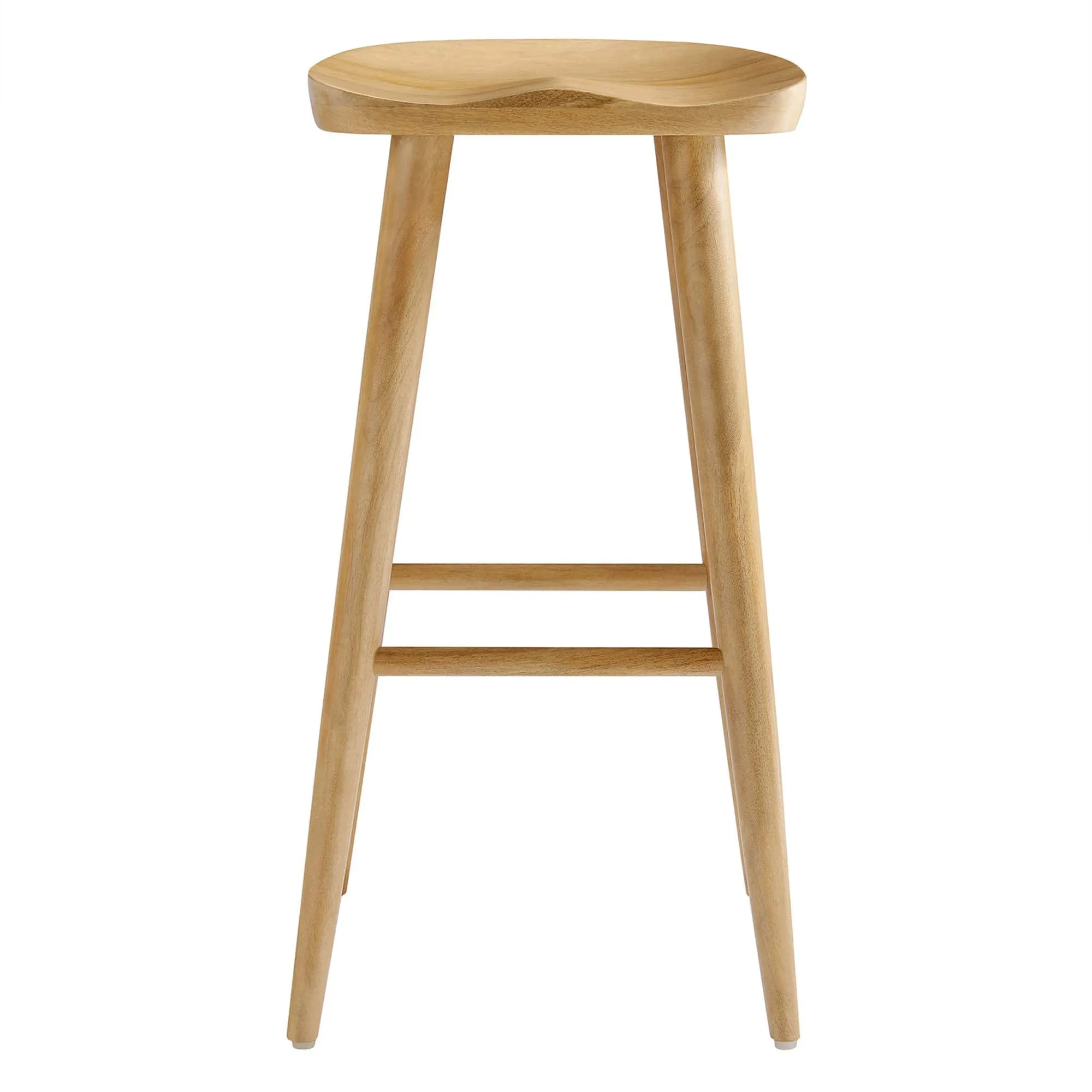 Saville Backless Wood Bar Stools - Set of 2 by Modway