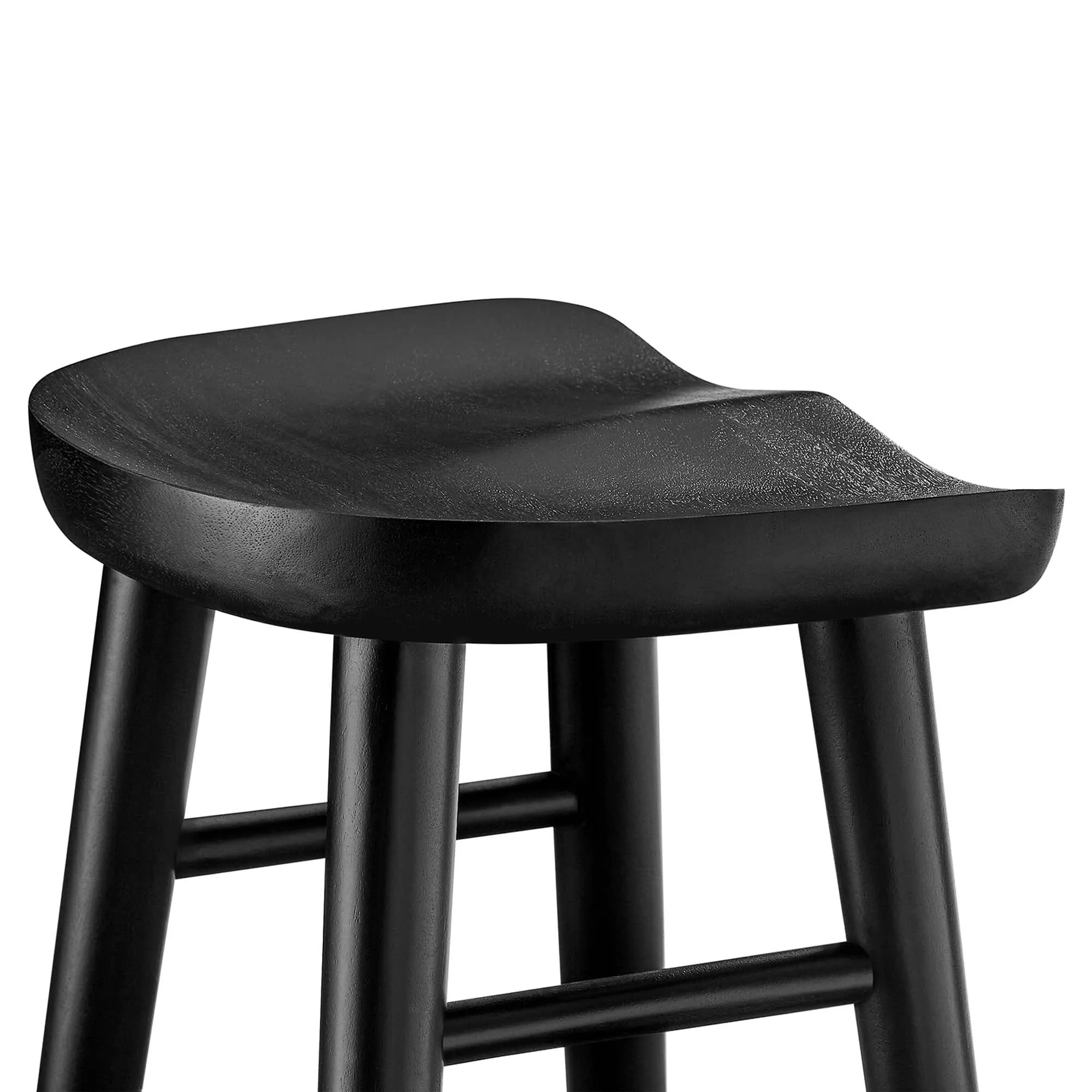 Saville Backless Wood Bar Stools - Set of 2 by Modway