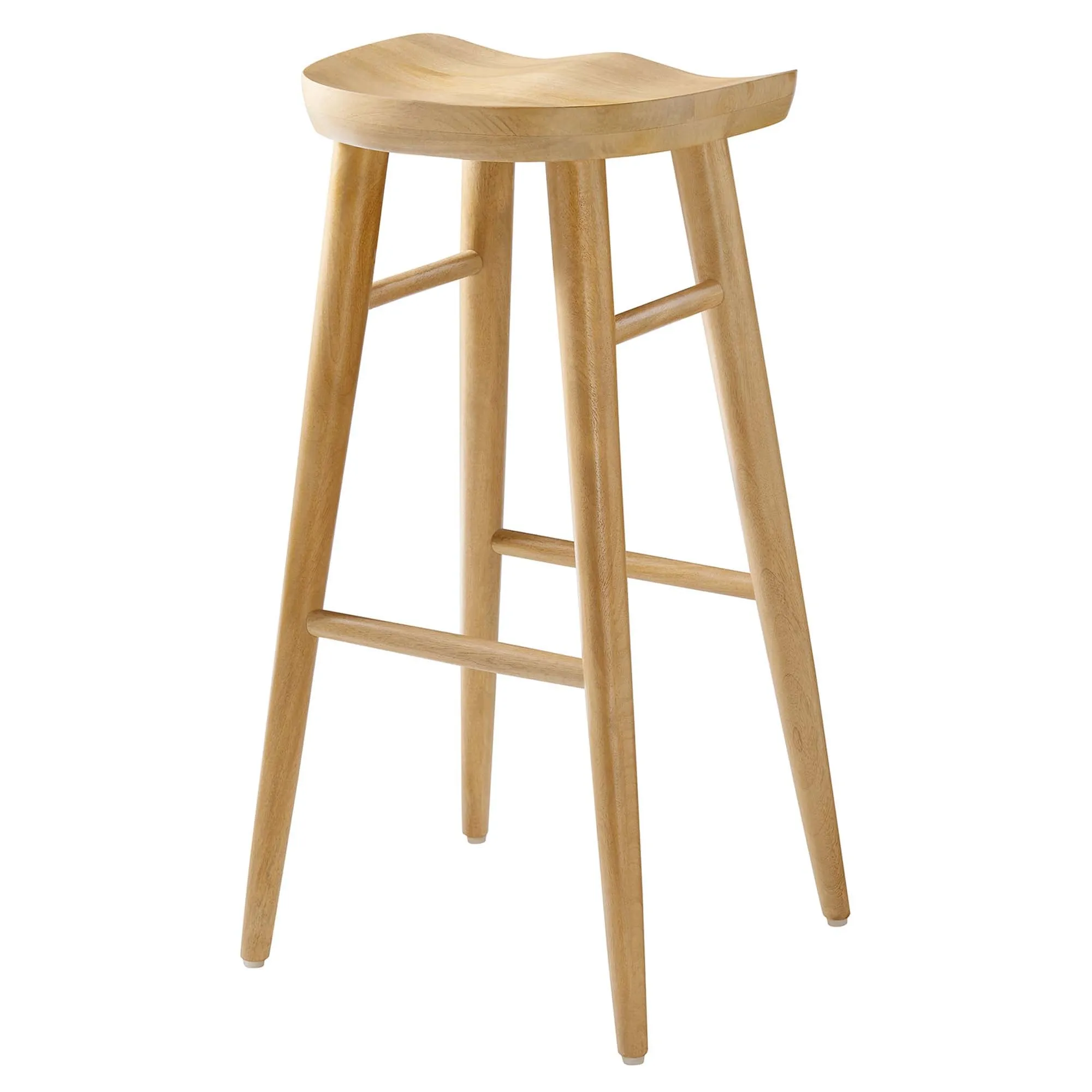 Saville Backless Wood Bar Stools - Set of 2 by Modway