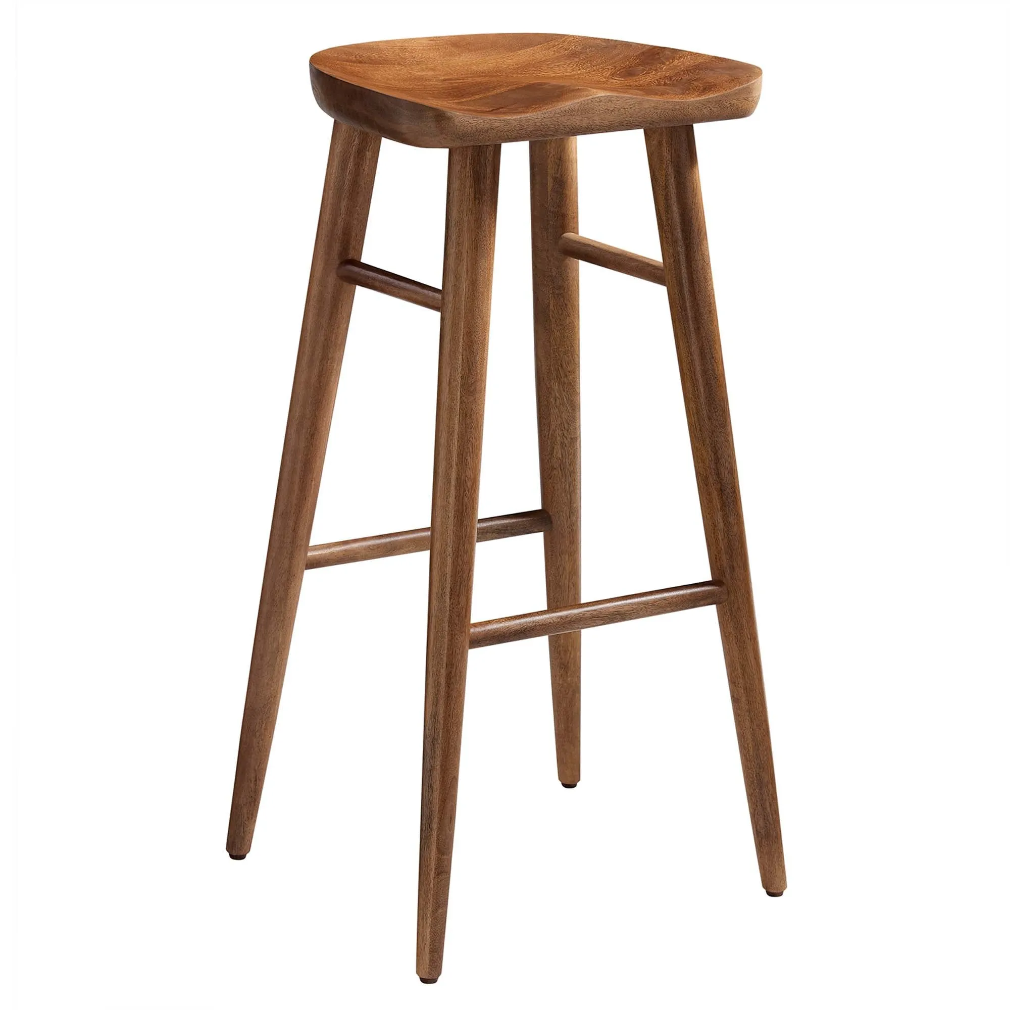 Saville Backless Wood Bar Stools - Set of 2 by Modway
