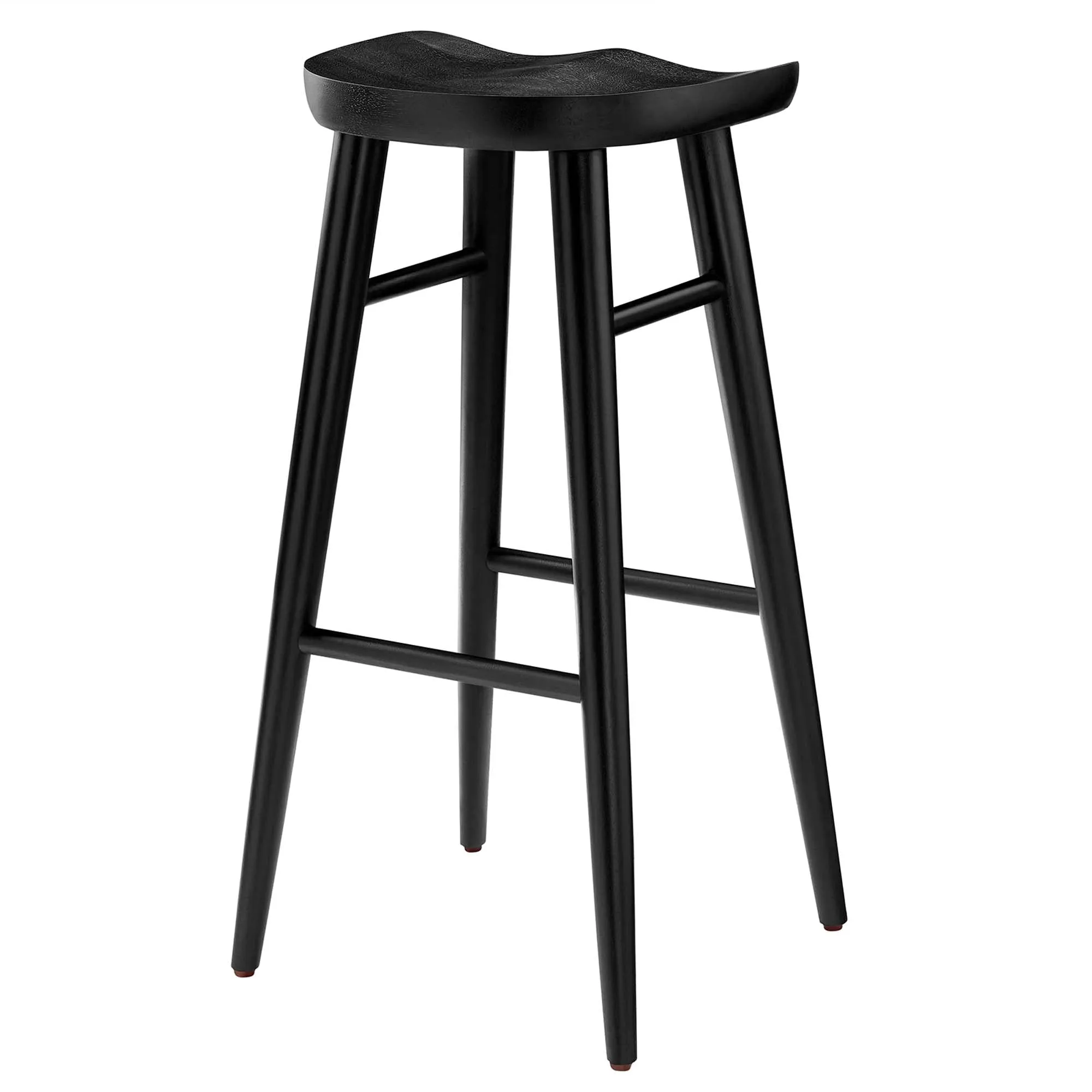 Saville Backless Wood Bar Stools - Set of 2 by Modway
