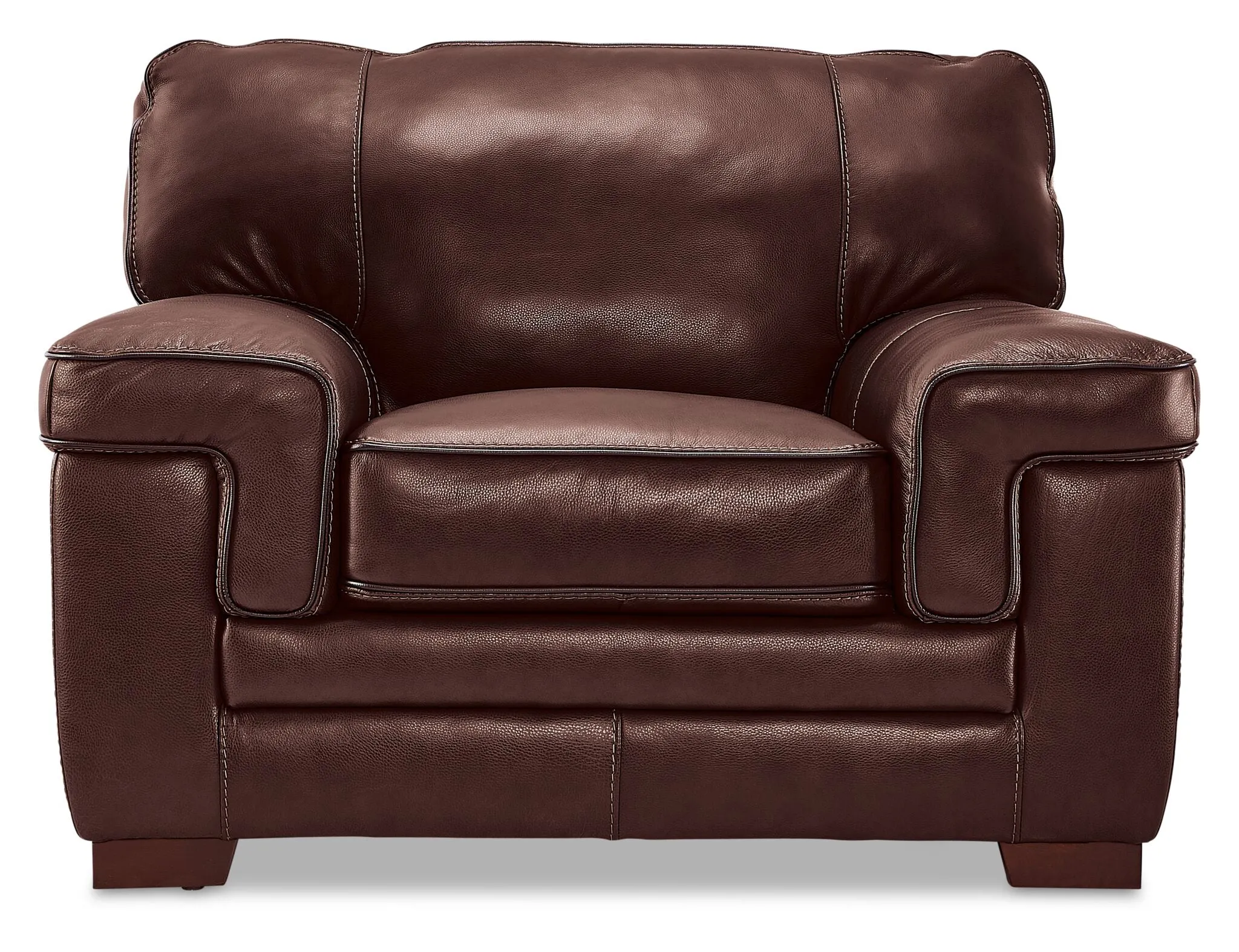 Stampede Leather Chair - Hazelnut
